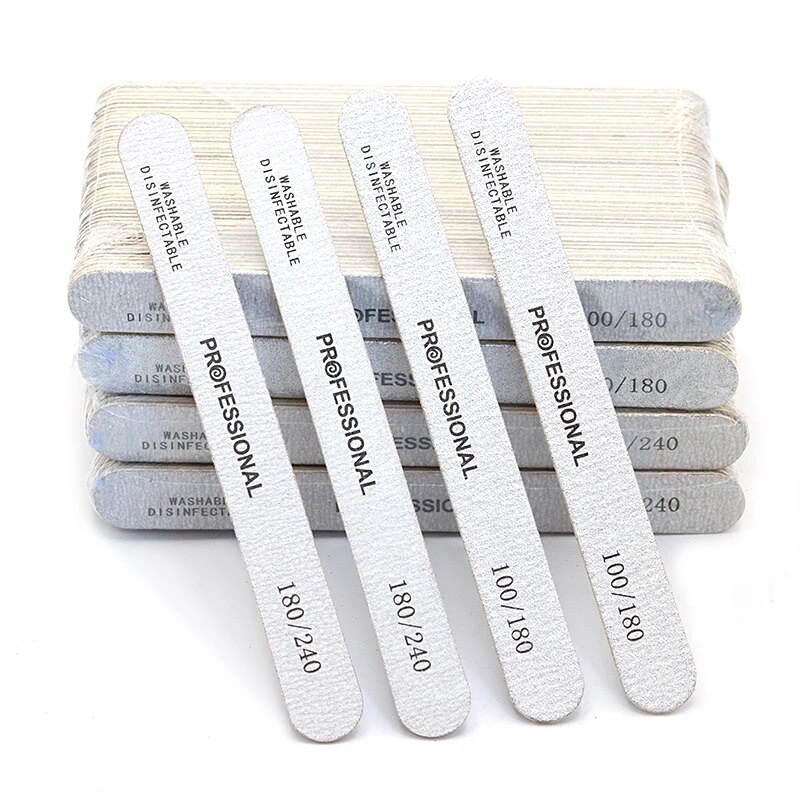 100Pcs Wooden Nail File Profes - Nail File Titanium recensie en prijs