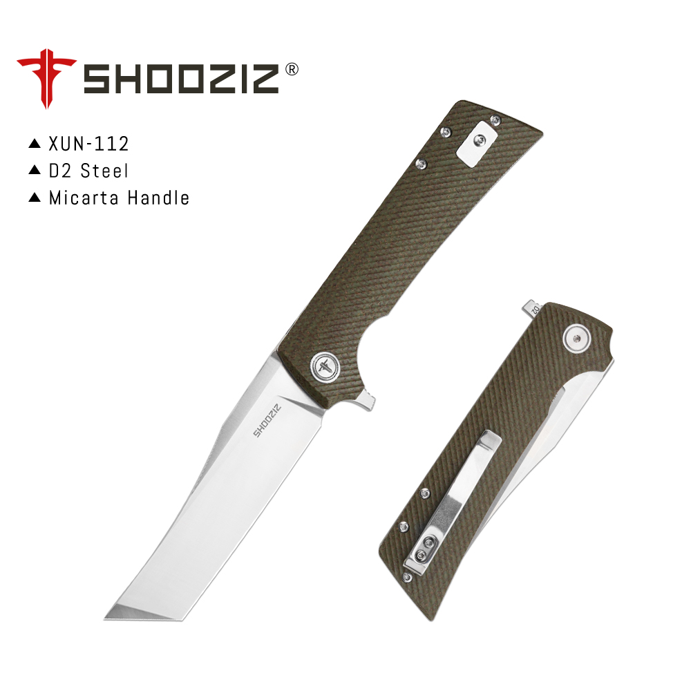 Shooziz XUN112 EDC Folding Kni - Edc Carry Clip recensie en prijs
