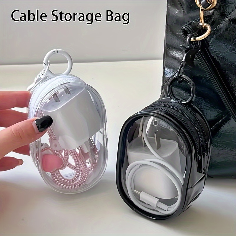Portable Mini Transparent Stor - Cable Winder Keychain recensie en prijs