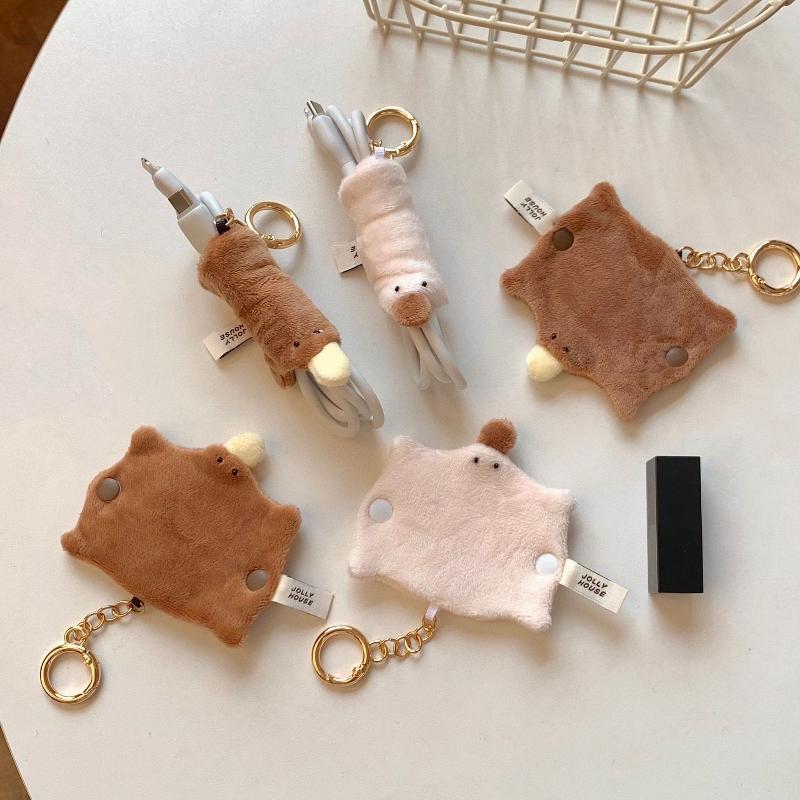 Lovely Fluffy Duck-bill Cable  - Cable Winder Keychain recensie en prijs