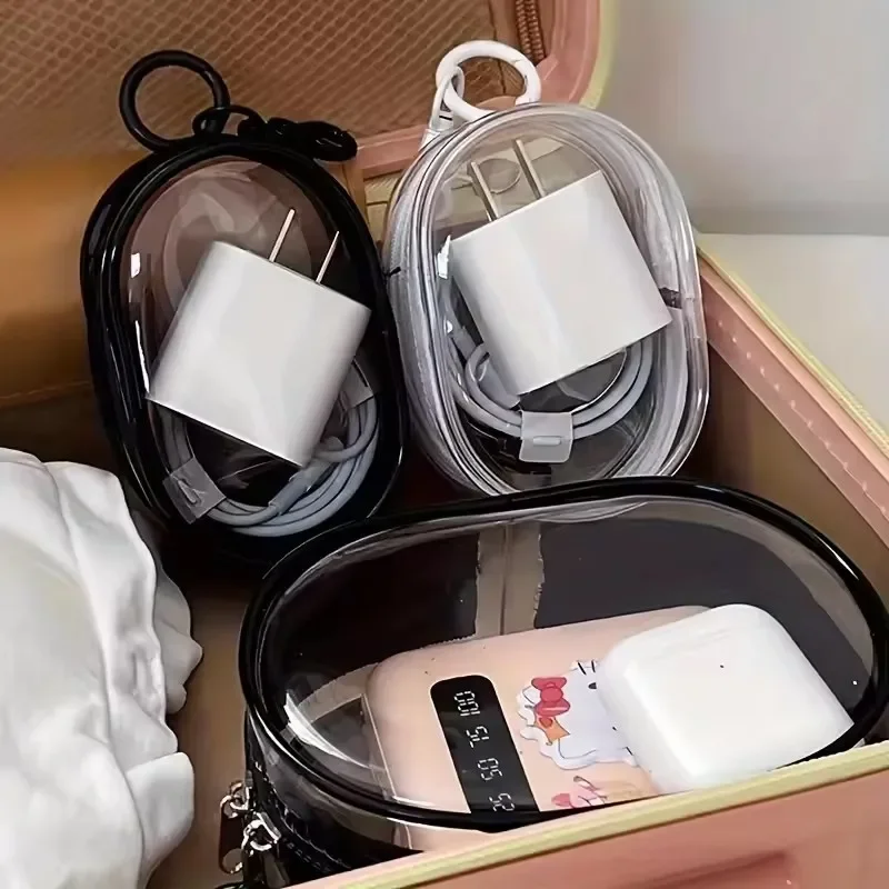 Portable Mini Clear Zipper Sto - Cable Winder Keychain recensie en prijs