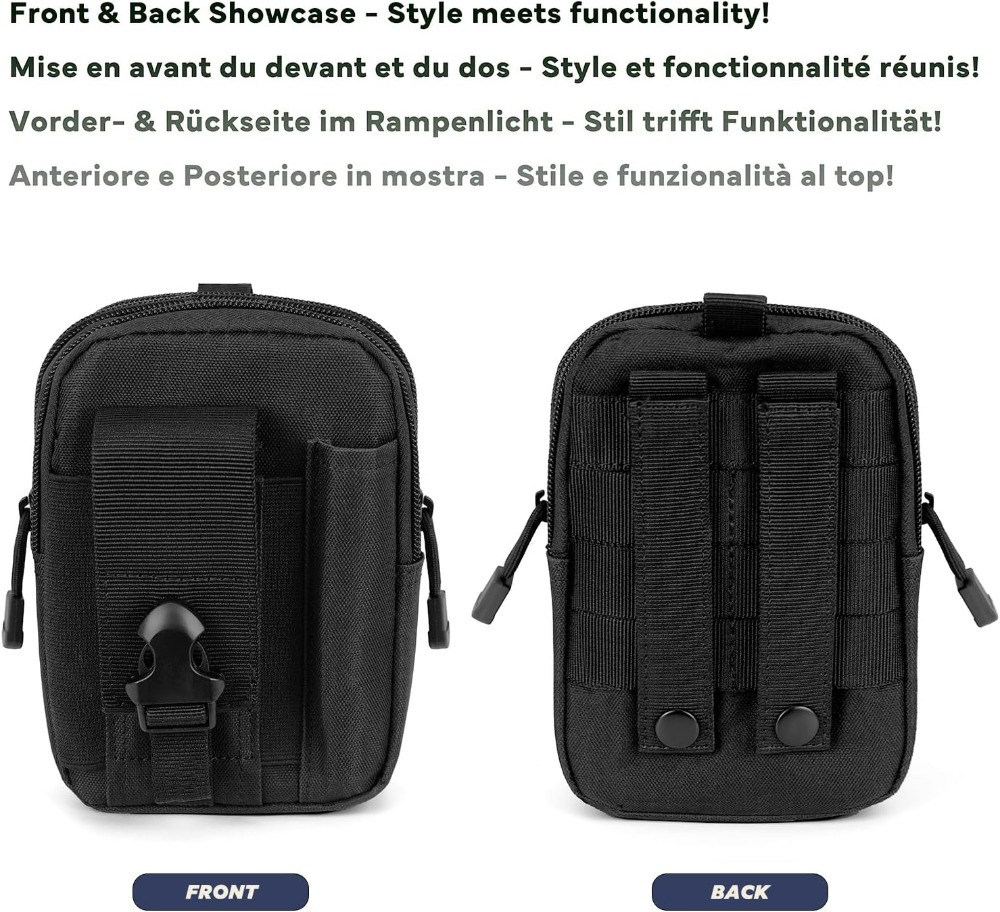 Tactical Waist Pouch MOLLE EDC - Edc Carry Clip recensie en prijs