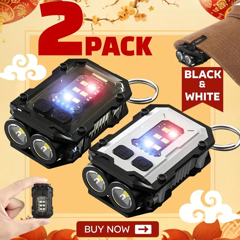Clip-On Flashlight Rechargeabl - Keychain Flashlight recensie en prijs