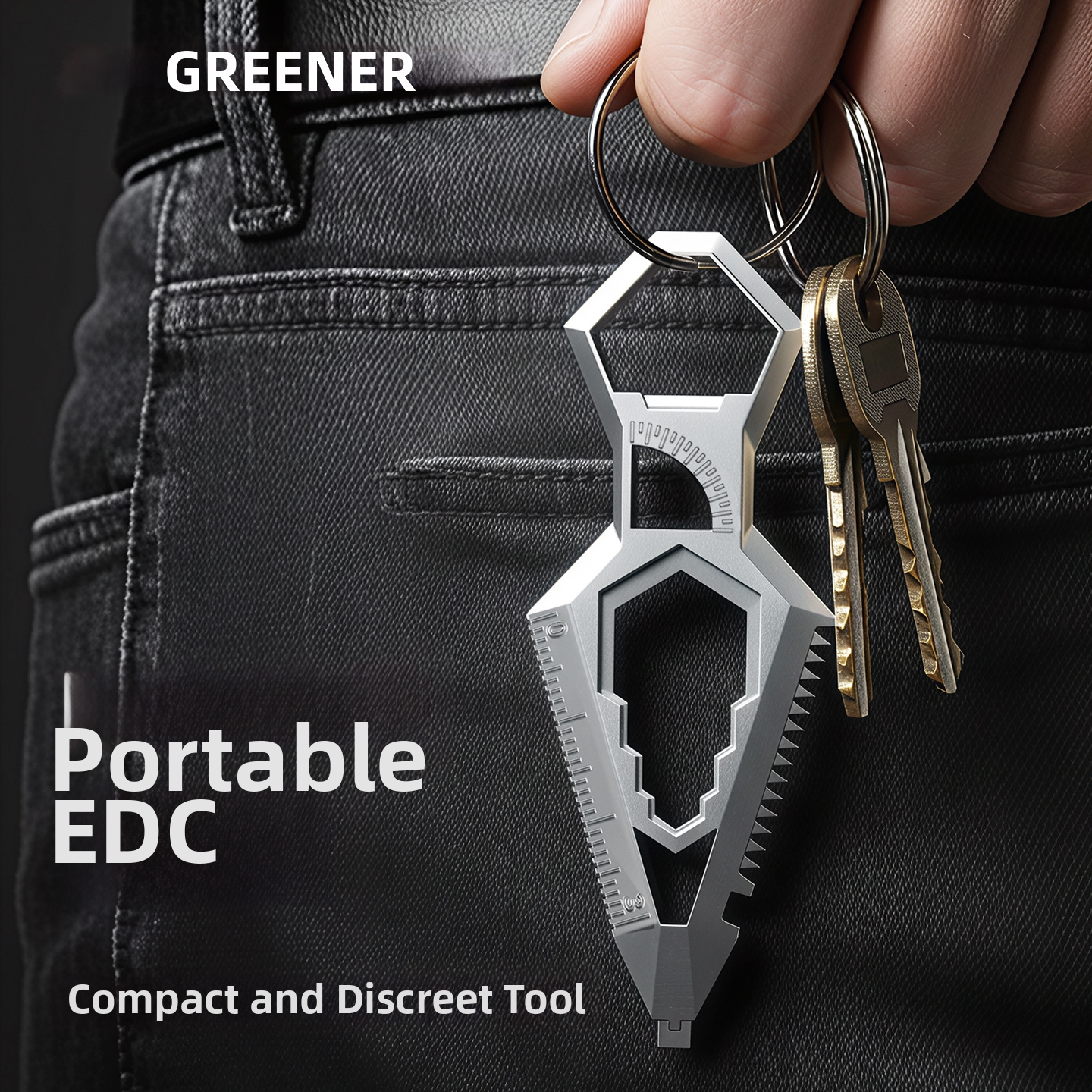 GREENER EDC Keychain Multi Too - Appendix Carry Edc recensie en prijs