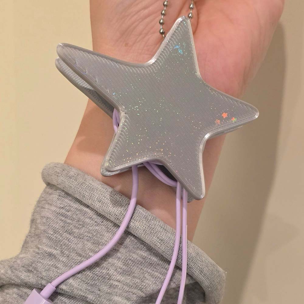 Y2K Style 3D Star Cable Holder - Cable Winder Keychain recensie en prijs