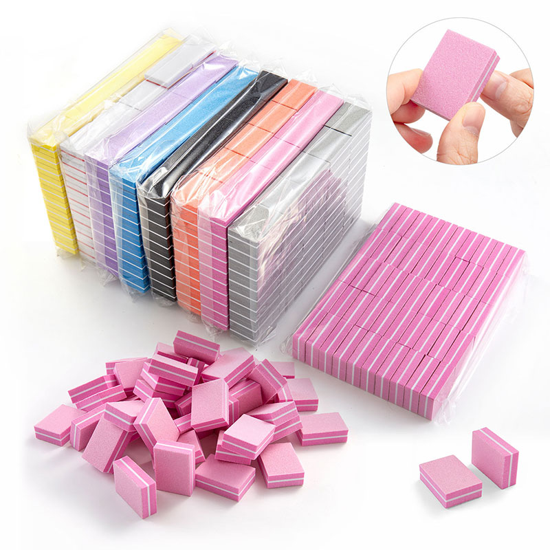 10/50pcs Mini Nails Art Buffer - Nail File Titanium recensie en prijs