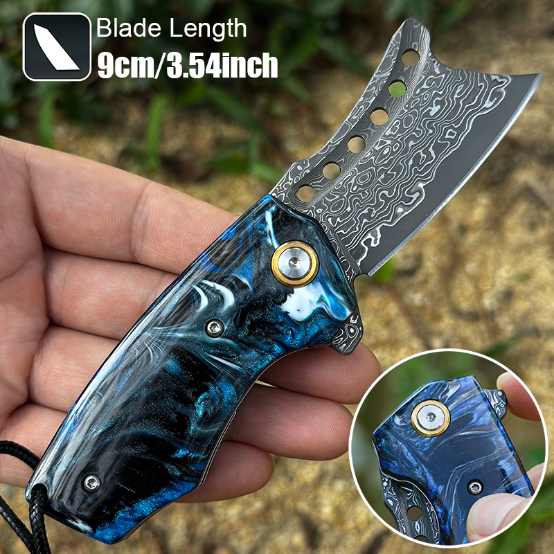 Handmade Damascus Steel Pocket - Edc Carry Pocket Knife recensie en prijs
