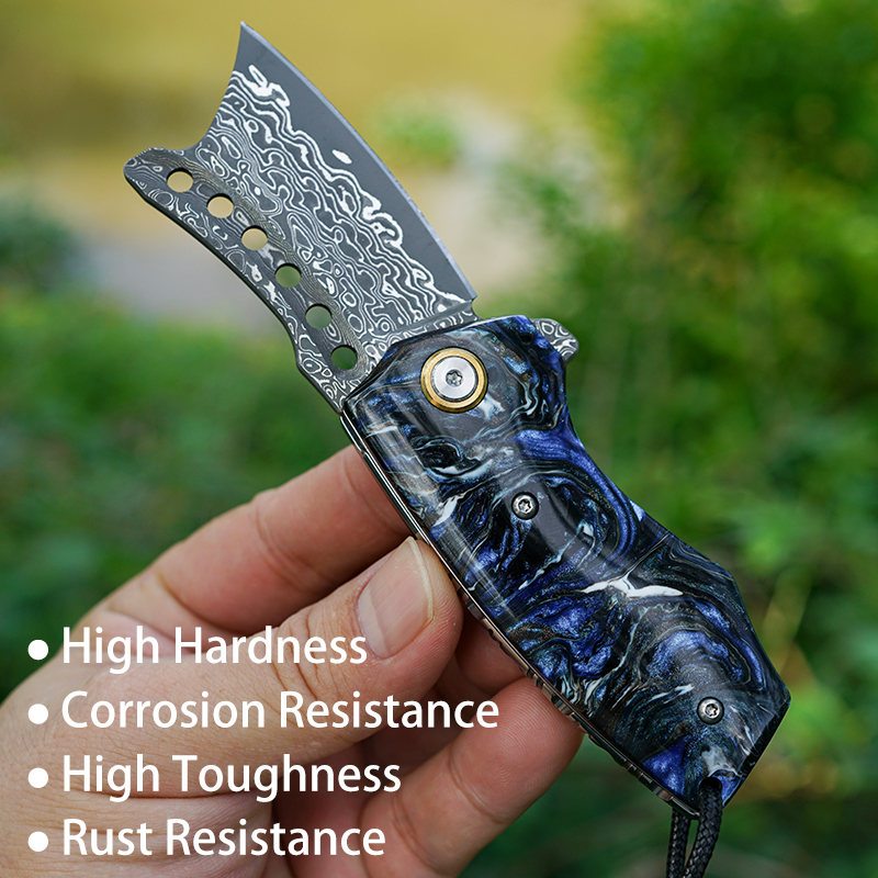 Handmade Damascus Steel Pocket - Edc Carry Pocket Knife recensie en prijs