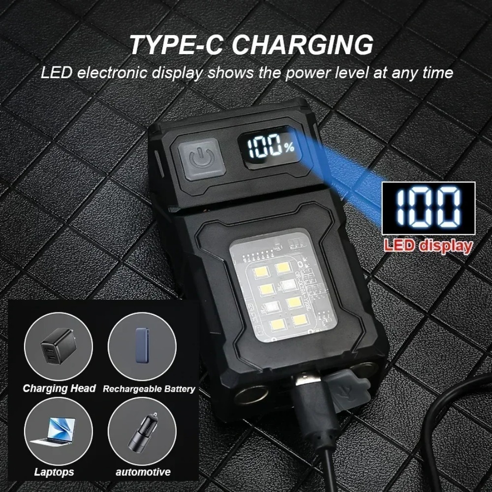 180° Rotatable LED Flashlight  - Keychain Flashlight recensie en prijs
