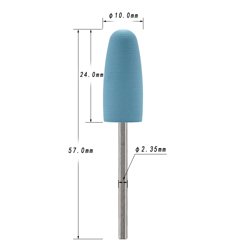 5Pcs/Set Silicone Nail Drill B - Nail File Titanium recensie en prijs
