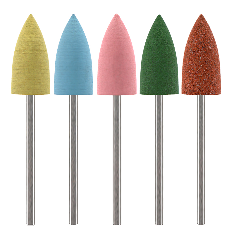 5Pcs/Set Silicone Nail Drill B - Nail File Titanium recensie en prijs