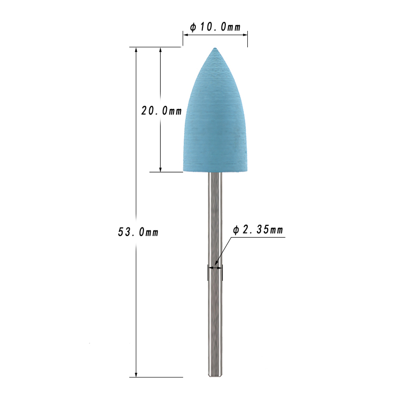 5Pcs/Set Silicone Nail Drill B - Nail File Titanium recensie en prijs