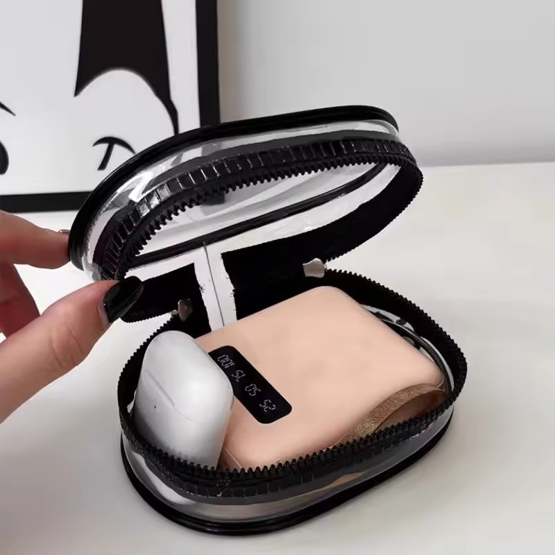 Portable Mini Clear Zipper Sto - Cable Winder Keychain recensie en prijs