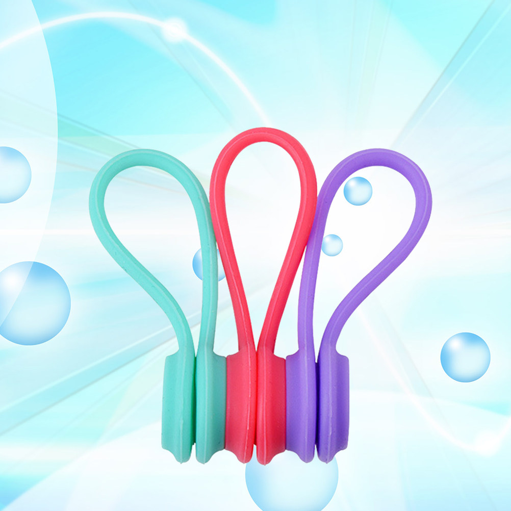 10Pcs Silicone Magnetic Earpho - Cable Winder Keychain recensie en prijs