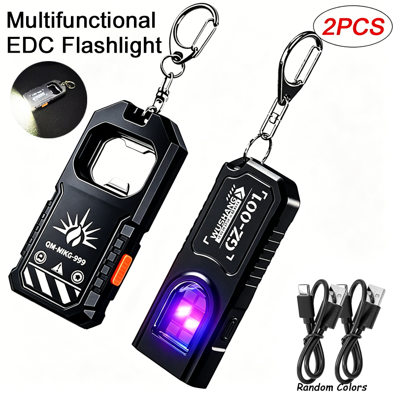 2Pcs Portable LED COB Keychain - Keychain Flashlight recensie en prijs