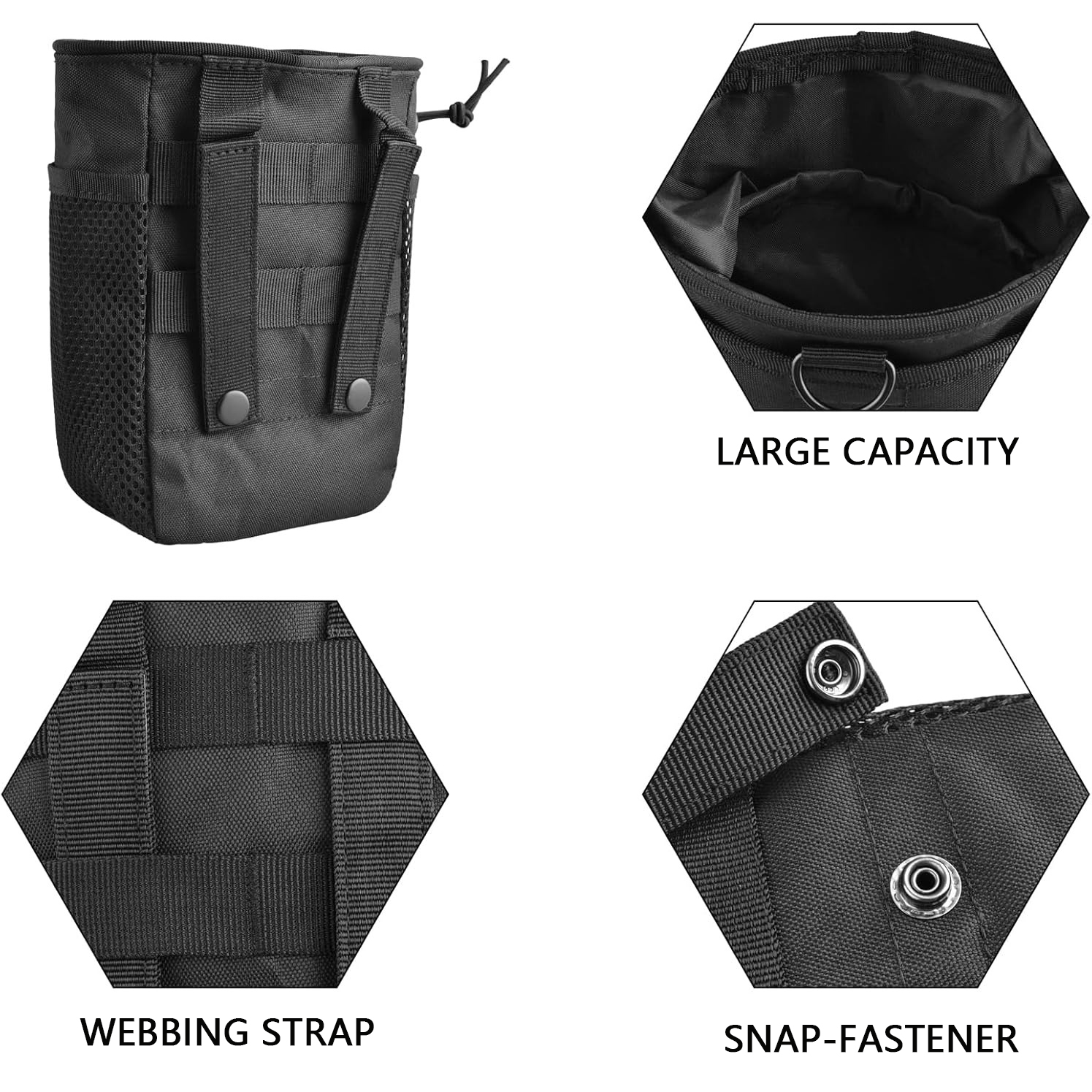 CZHIYAO Durable Molle Dump Pou - Edc Carry Pocket Pouch recensie en prijs