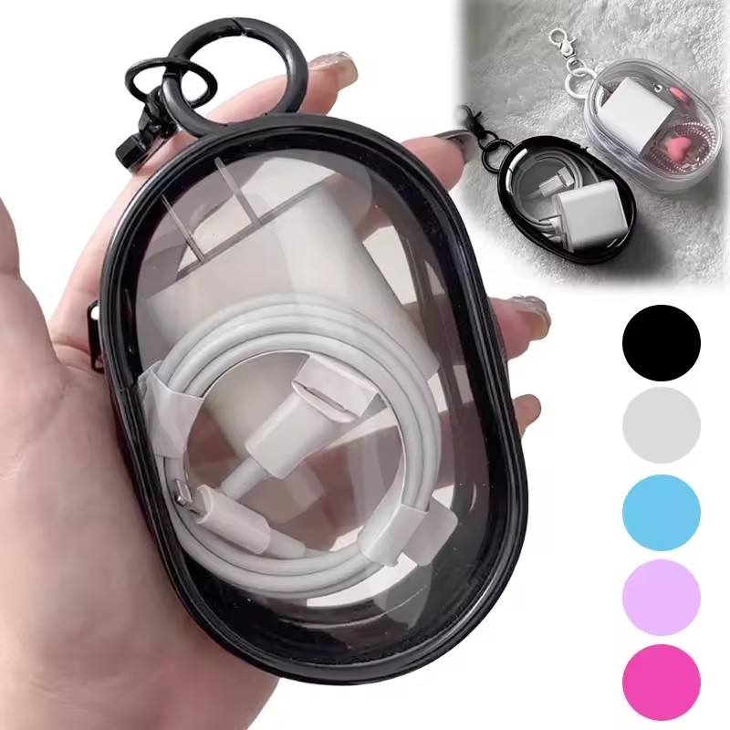 Multifunctional Clear Data Cab - Cable Winder Keychain recensie en prijs