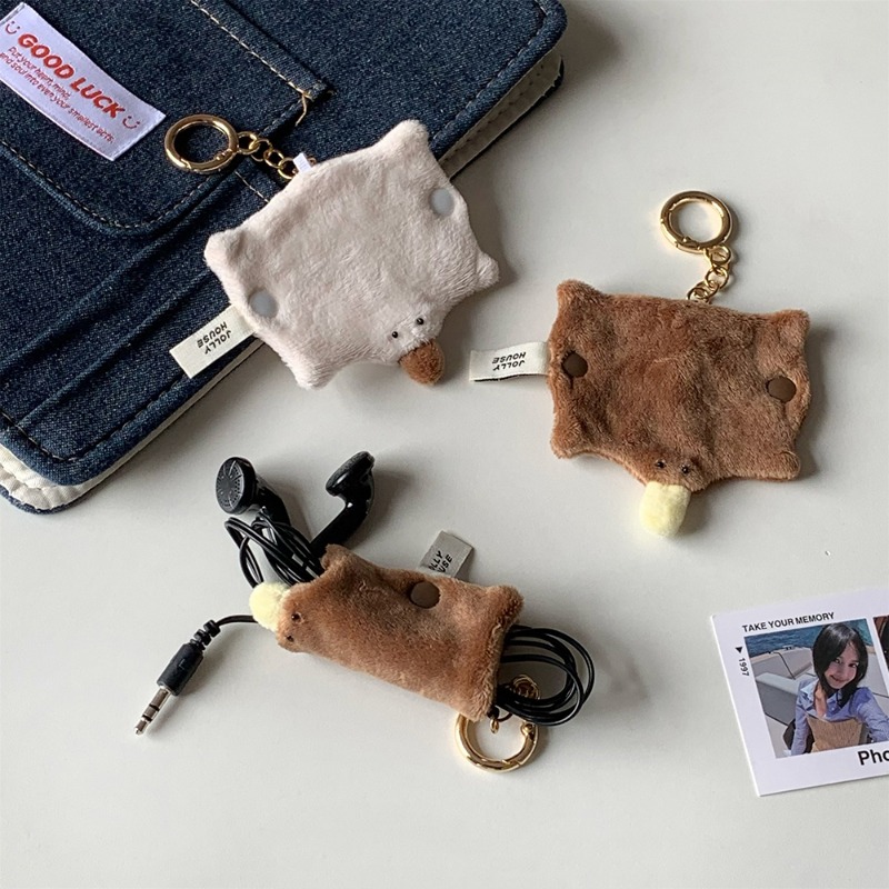Plush Platypus Earphone Cord W - Cable Winder Keychain recensie en prijs