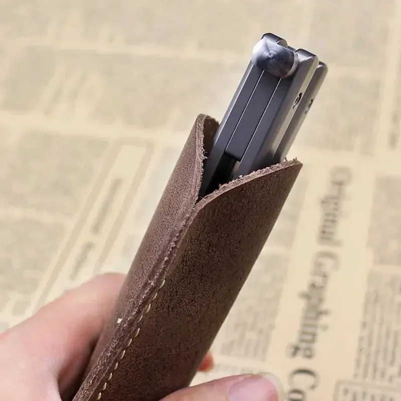 Leather small knife cover carr - Edc Carry Clip recensie en prijs