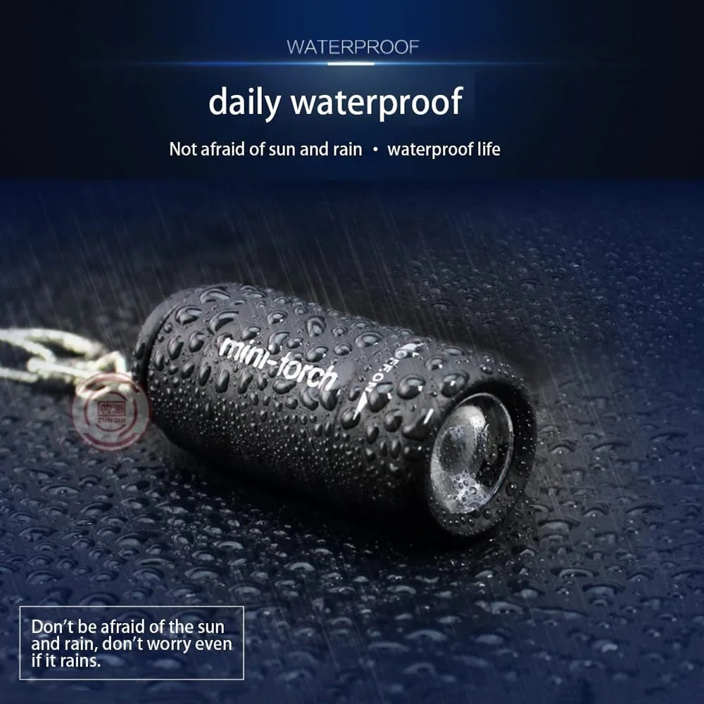USB Rechargeable Camping Mini  - Keychain Flashlight recensie en prijs