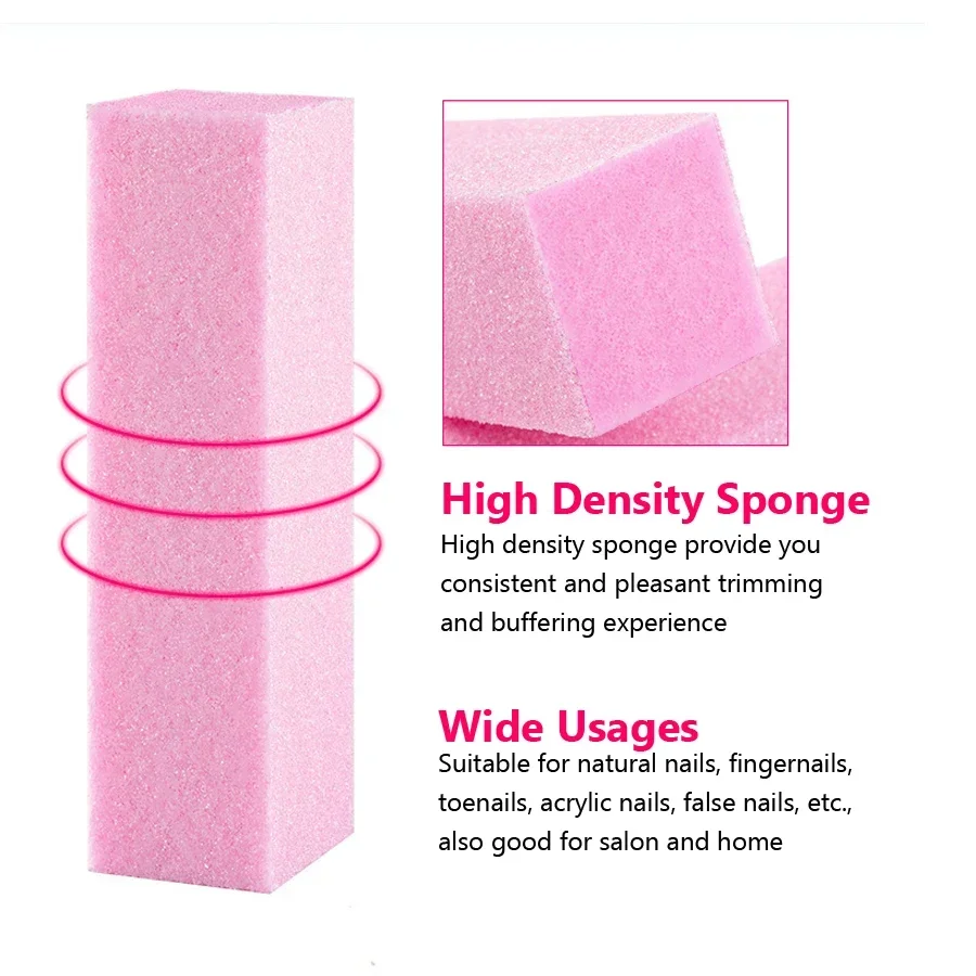 2Pcs Nail Buffer Blocks 4-Side - Nail File Titanium recensie en prijs