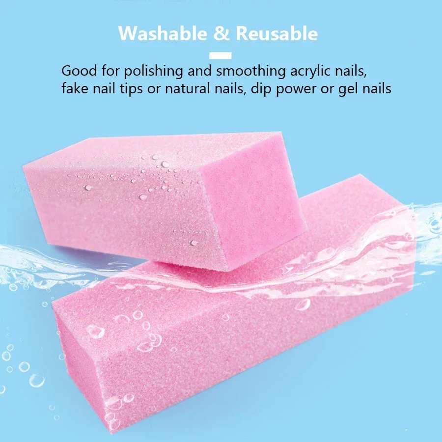 2Pcs Nail Buffer Blocks 4-Side - Nail File Titanium recensie en prijs