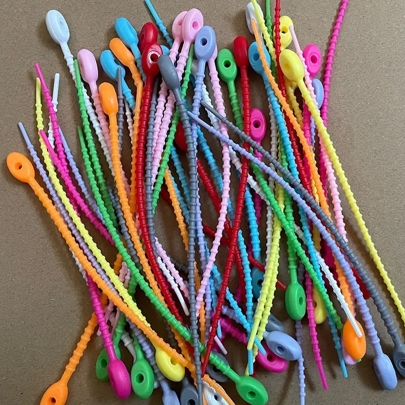 10/200Pcs Silicone Cable Ties  - Cable Winder Keychain recensie en prijs
