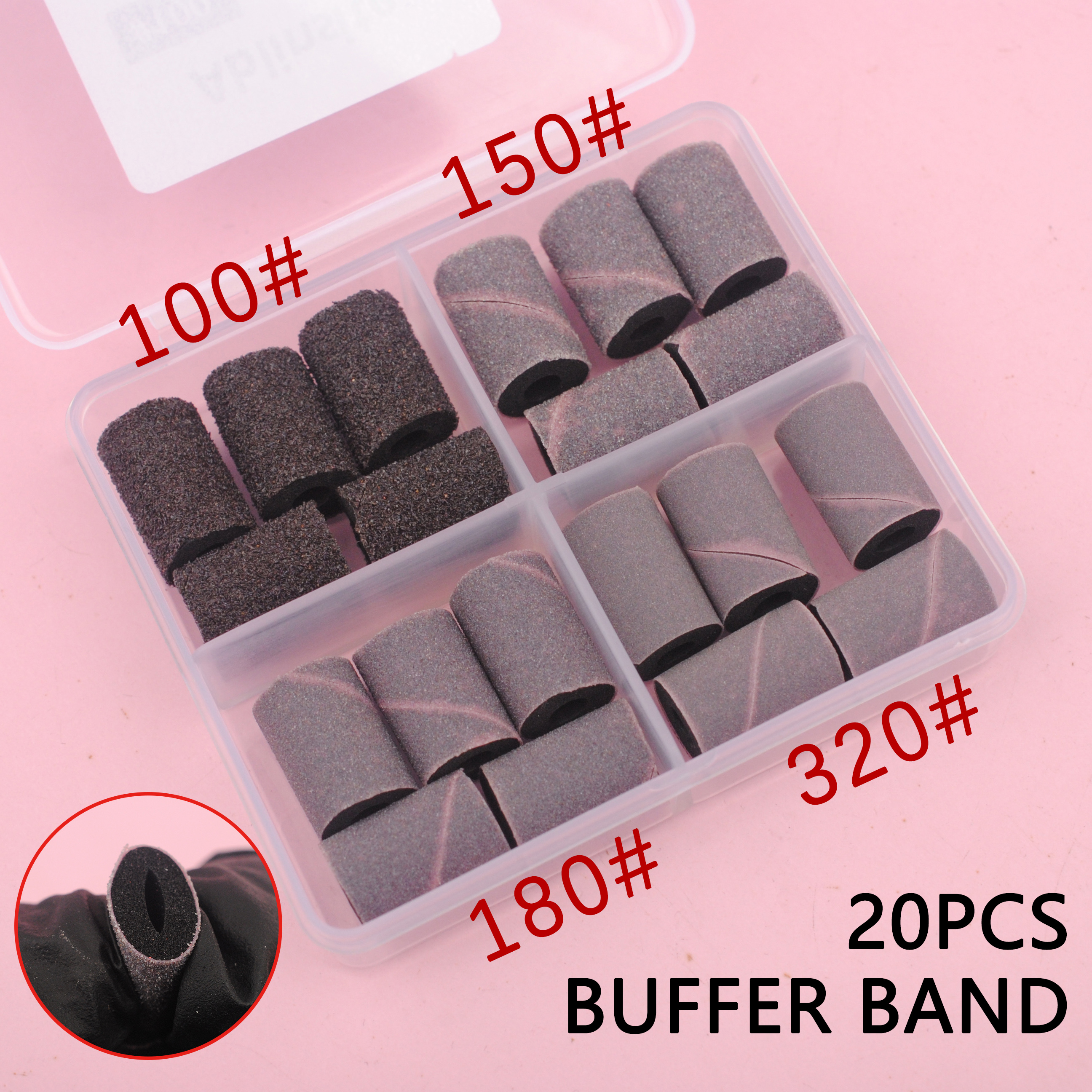 Nail Drill Buffer Bands,Soft S - Nail File Titanium recensie en prijs