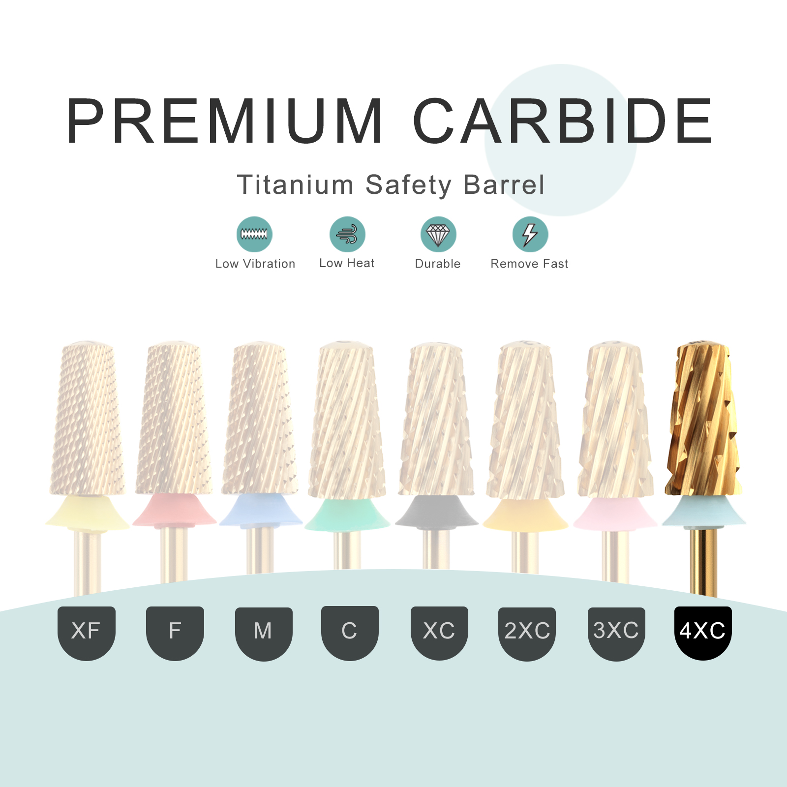 HYTOOS 4XC Titanium Tapered Na - Nail File Titanium recensie en prijs