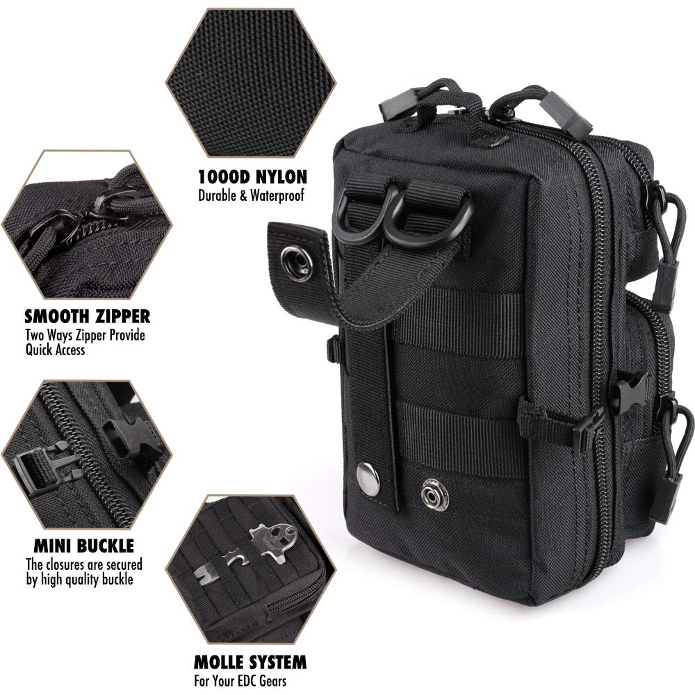 Tactical MOLLE Utility Pouch M - Appendix Carry Edc recensie en prijs