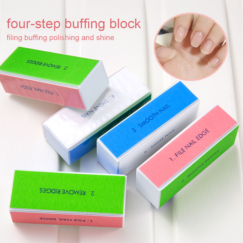 5/10pcs Nail Buffer Block 4 St - Nail File Titanium recensie en prijs