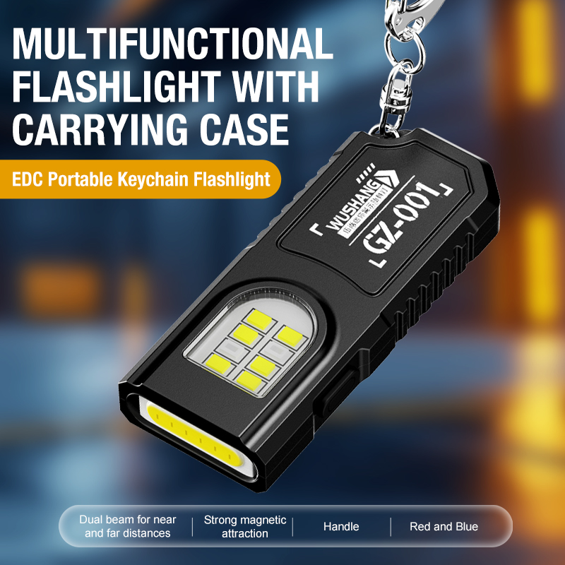 Portable Keychain LED COB Flas - Keychain Flashlight recensie en prijs