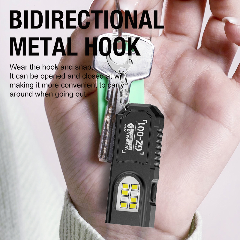 Portable Keychain LED COB Flas - Keychain Flashlight recensie en prijs