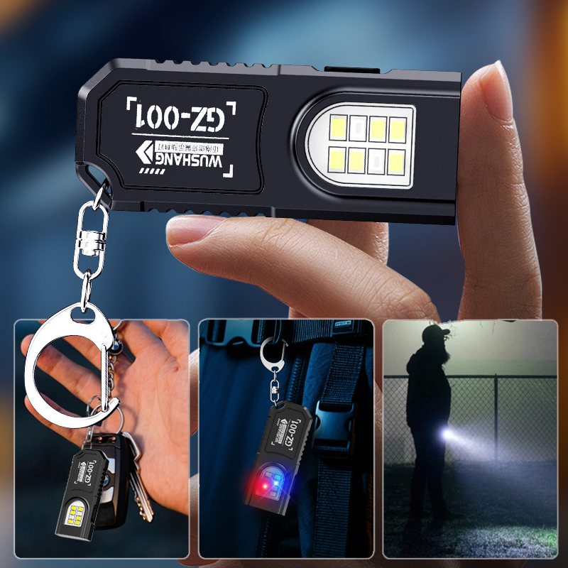 Portable Keychain LED COB Flas - Keychain Flashlight recensie en prijs