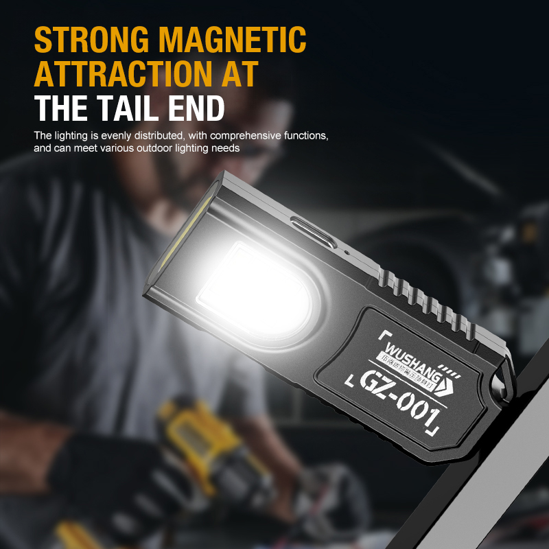 Portable Keychain LED COB Flas - Keychain Flashlight recensie en prijs