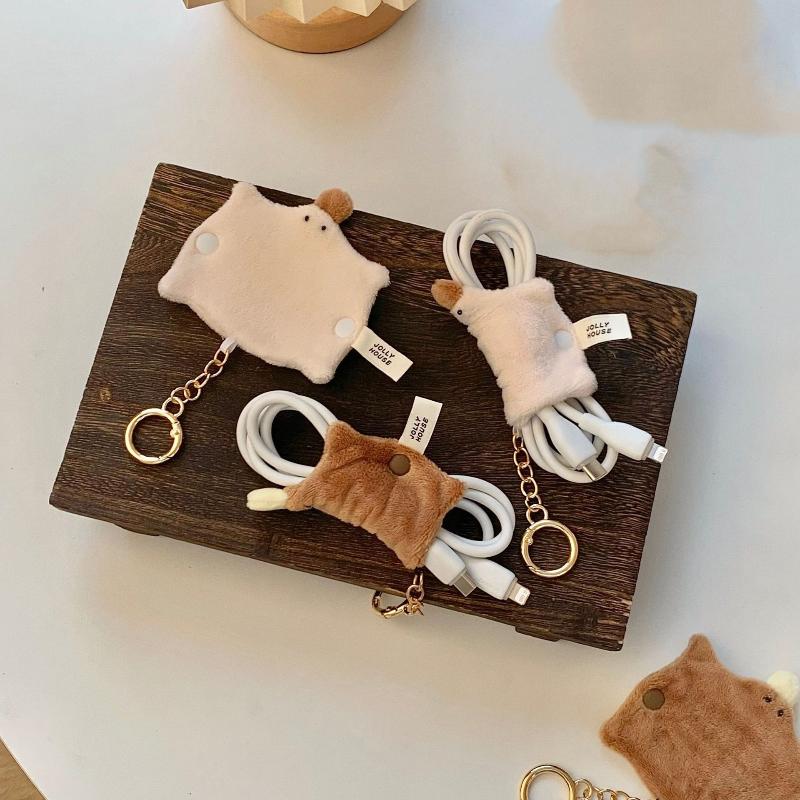 Lovely Fluffy Duck-bill Cable  - Cable Winder Keychain recensie en prijs