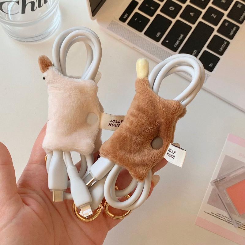 Lovely Fluffy Duck-bill Cable  - Cable Winder Keychain recensie en prijs