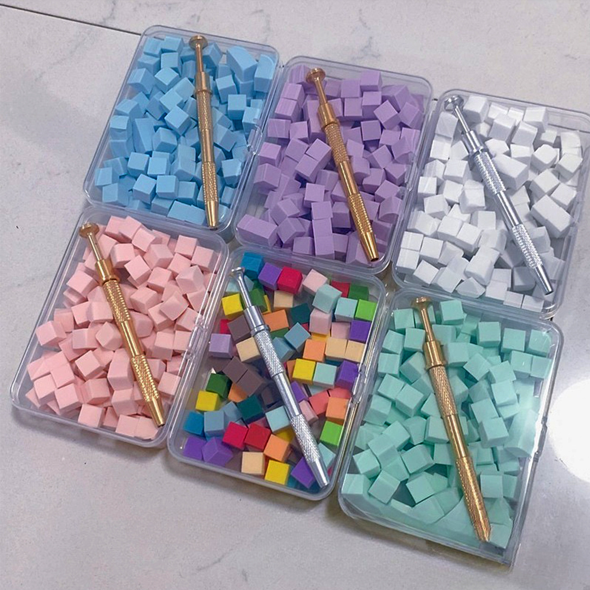 1set 100pcs Nail care gradual  - Nail File Titanium recensie en prijs