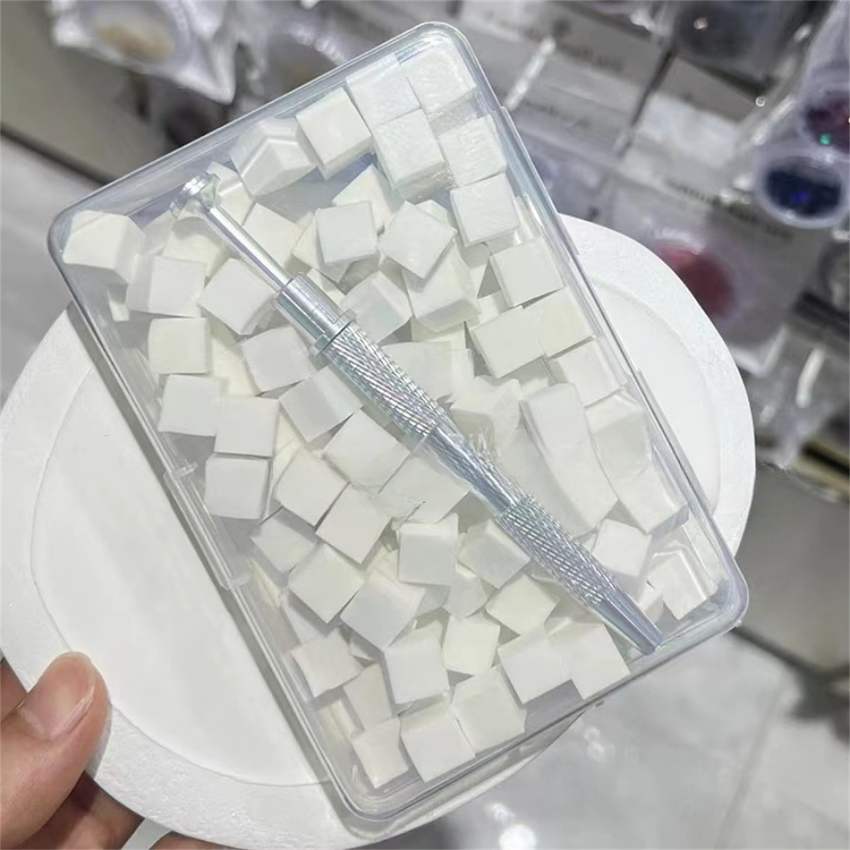 1set 100pcs Nail care gradual  - Nail File Titanium recensie en prijs