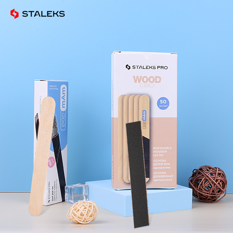 Staleks Wooden Stick Board Nai - Nail File Titanium recensie en prijs
