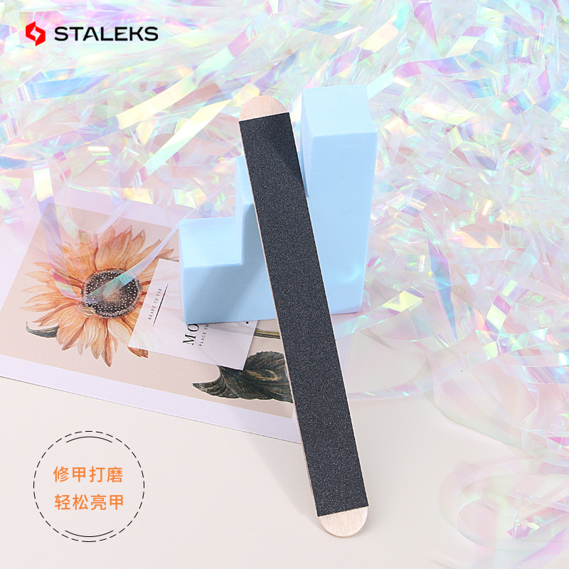 Staleks Wooden Stick Board Nai - Nail File Titanium recensie en prijs