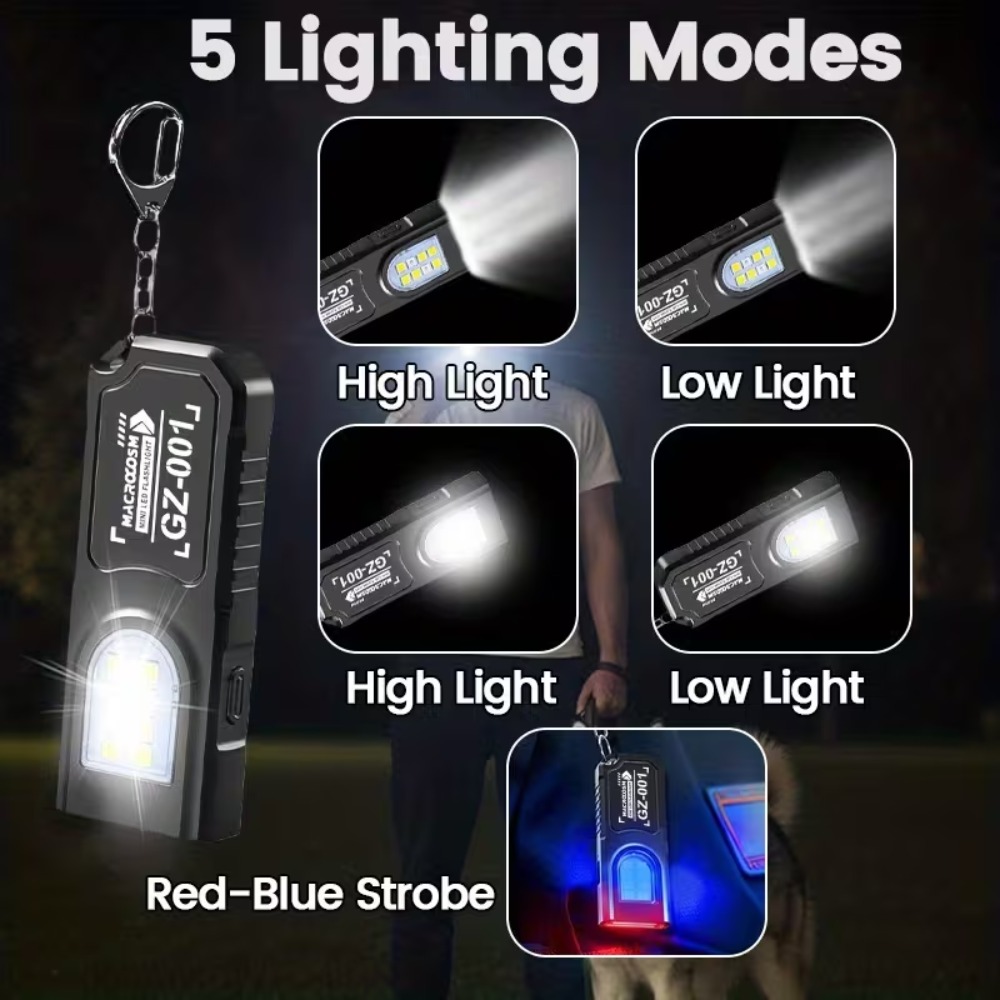 Mini COB LED Keychain Flashlig - Keychain Flashlight recensie en prijs